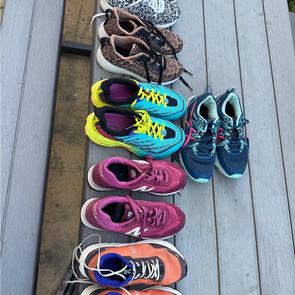 On Running Pink Sneakers Athletic Mesh Design